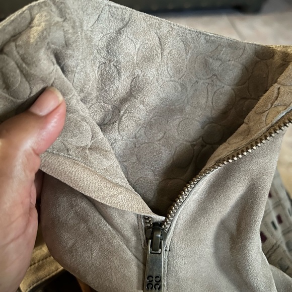 Coach Sede Ankle Boots Foldover Heeled Booties shoes EST 1041 | Size:7.5 B| - Picture 11 of 11